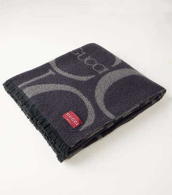 GG wool-blend bouclé blanket | Gucci