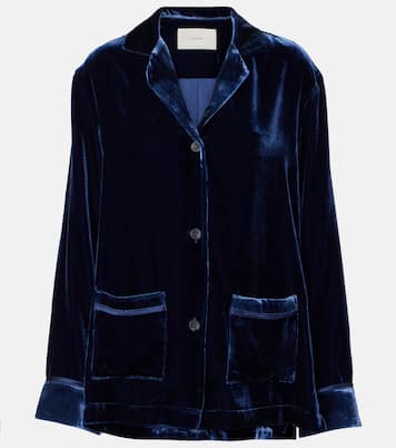 Camisa Beverly de terciopelo | Asceno