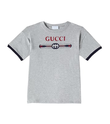 Logo cotton jersey T-shirt | Gucci Kids