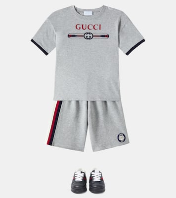 Logo cotton jersey T-shirt | Gucci Kids