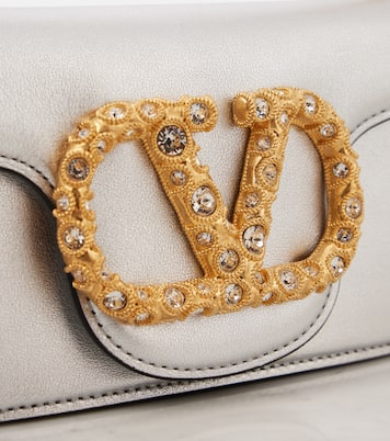 Borsa Locò Small in pelle metallizzata | Valentino Garavani