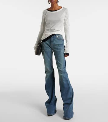 High-rise flared jeans | Rick Owens