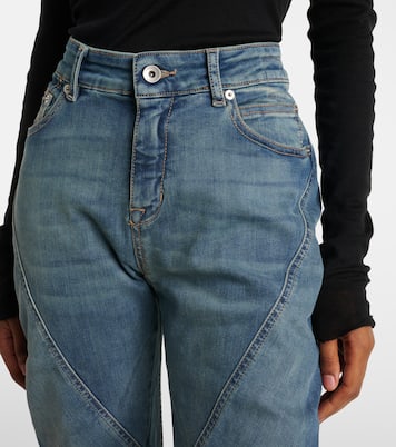 High-rise flared jeans | Rick Owens