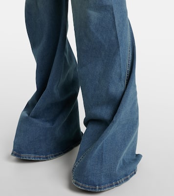 High-rise flared jeans | Rick Owens