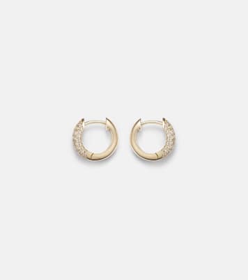 Boucles d'oreilles Puffy en or 14 ct et diamants | Sydney Evan