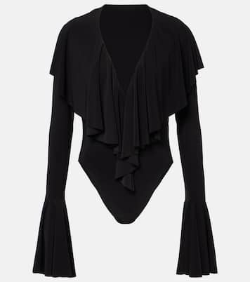 Ruffled bodysuit | Norma Kamali