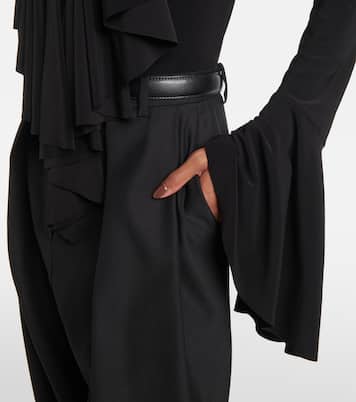 Ruffled bodysuit | Norma Kamali