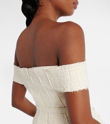 Bridal - Abito midi con paillettes | Self-Portrait