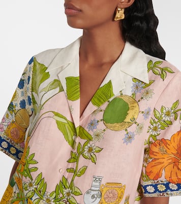 Chemise Hazel imprimée en lin | Alémais