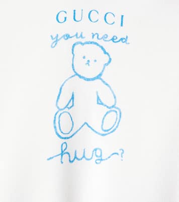 Felpa in cotone con logo | Gucci Kids