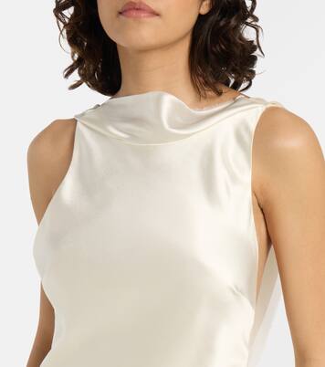 Bridal Arlo wool and silk gown | Danielle Frankel