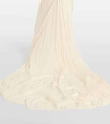 Bridal Arlo wool and silk gown | Danielle Frankel