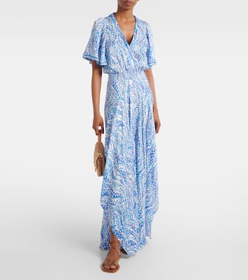 Bedrucktes Maxikleid Mabelle | Poupette St Barth