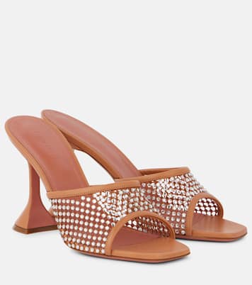 Lupita 95 embellished mules | Amina Muaddi