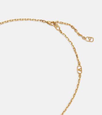 Collar con colgante Cœur Royal VLogo con esmalte | Valentino