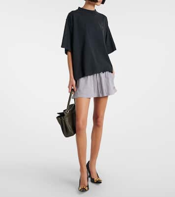 Laurel cotton jersey miniskirt | Balenciaga