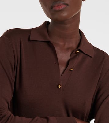 Abito polo Lyskamm in maglia di seta | Loro Piana