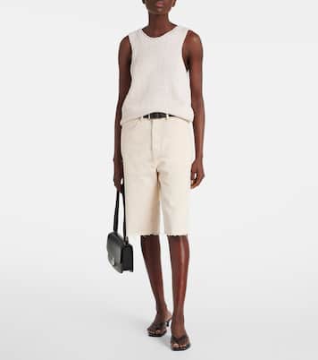 High-rise denim shorts  | Róhe