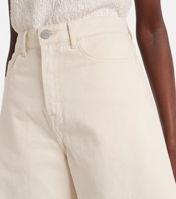 High-rise denim shorts  | Róhe