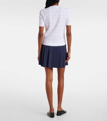Pull T Monogram en jacquard | Tory Burch