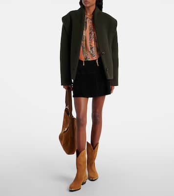 Elbana suede cowboy boots | Isabel Marant