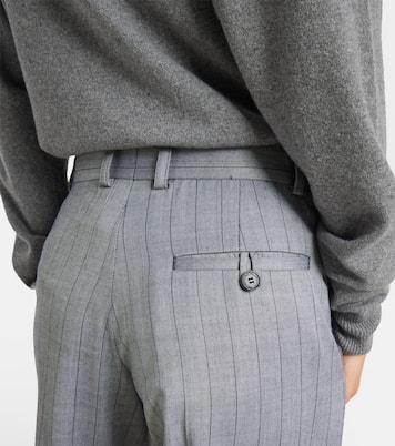 Striped wool wide-leg pants | Stella McCartney