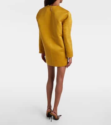 Silk satin minidress | Saint Laurent