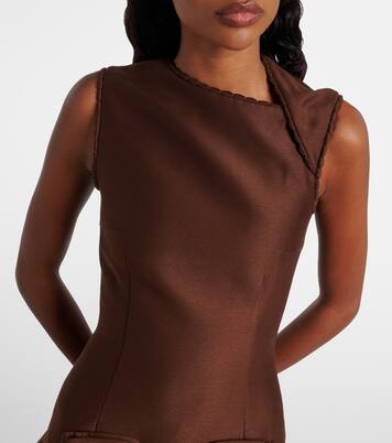Bow-detail midi dress | Shushu/Tong