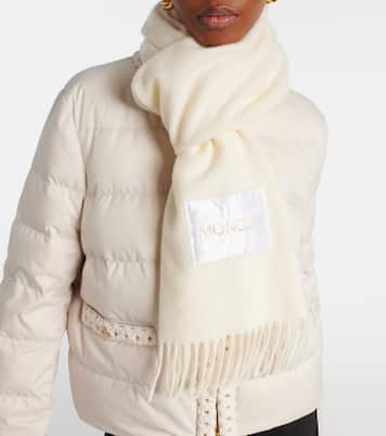 شال من الصوف الخام بلوغو  | Moncler