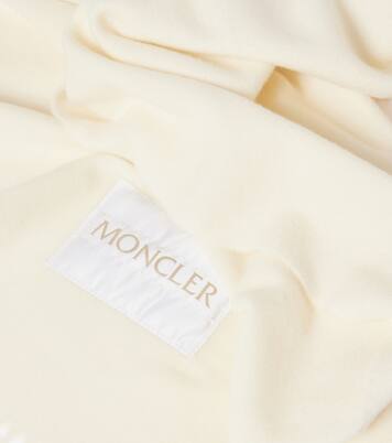 شال من الصوف الخام بلوغو  | Moncler
