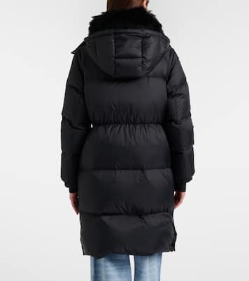 Daunenmantel Doudoune mit Shearling | Yves Salomon