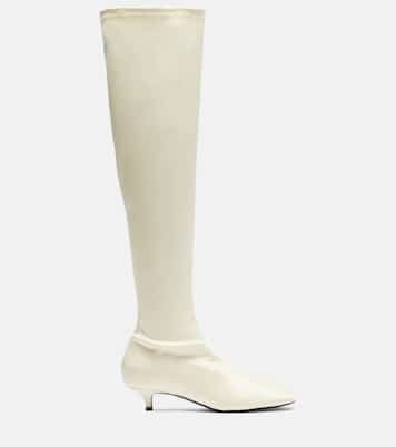 Stiefel aus Satin | Toteme