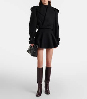 Circle wool miniskirt | Wardrobe.NYC
