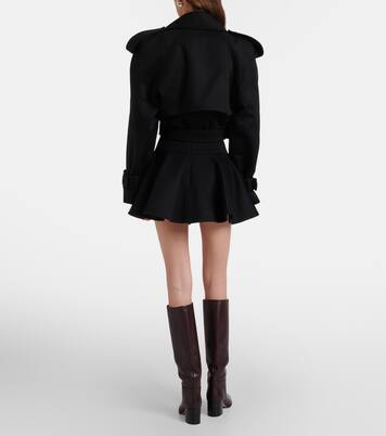 Circle wool miniskirt | Wardrobe.NYC