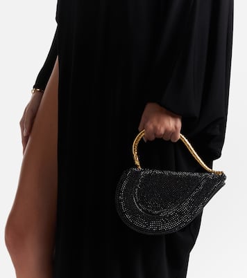 Tote Bag Serpenti Cuore 1968 Small aus Veloursleder | Bvlgari