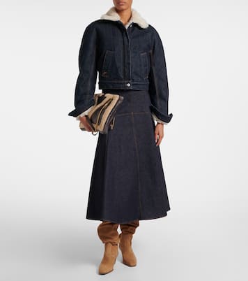 Nomad 50 suede over-the-knee boots | Aquazzura