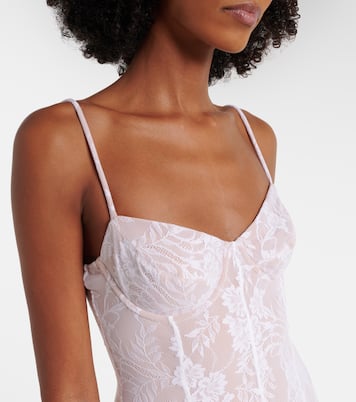 Slipdress aus Spitze | Norma Kamali