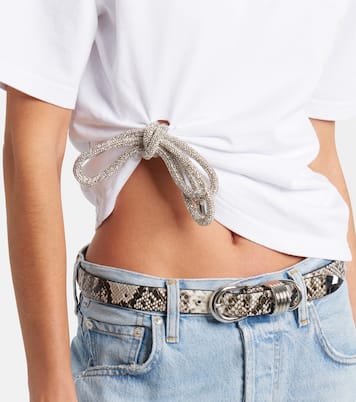 Embellished cotton jersey T-shirt | Area