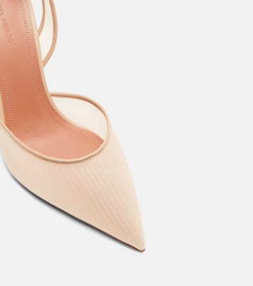 Holli mesh slingback pumps | Amina Muaddi