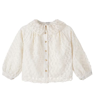 Mailien floral cotton-blend shirt | Donsje