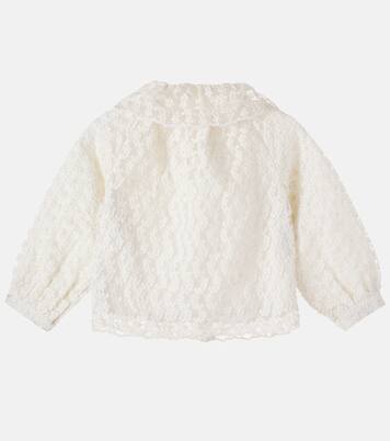 Mailien floral cotton-blend shirt | Donsje