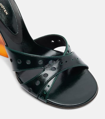 Patent leather wedge mules | Dries Van Noten