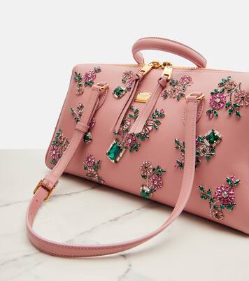 Vittoria Large embellished leather tote bag | Dolce&Gabbana