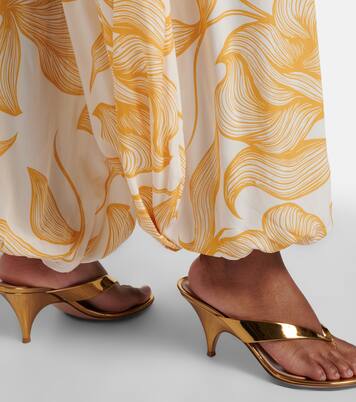 Printed balloon pants | Adriana Degreas