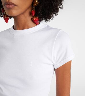 Cassandre cotton jersey T-shirt | Saint Laurent