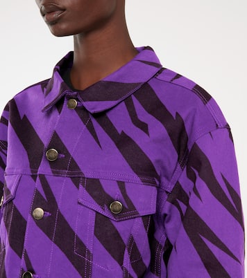 Bedruckte Jeansjacke | Alexandre Vauthier