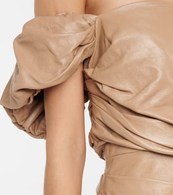 Minikleid aus Leder | Zeynep Arçay