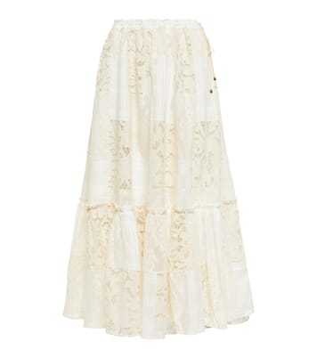 Falda midi Andie en mezcla de algodón | Zimmermann