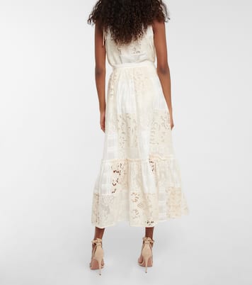 Falda midi Andie en mezcla de algodón | Zimmermann