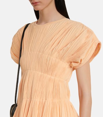 Top en mezcla de algodón plisado | Jil Sander
